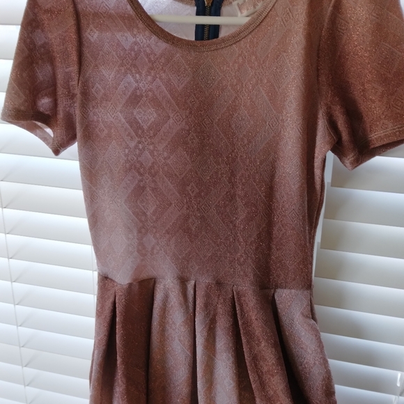 LuLaRoe Midi Dress- Soft rusted Pink - Picture 3 of 8